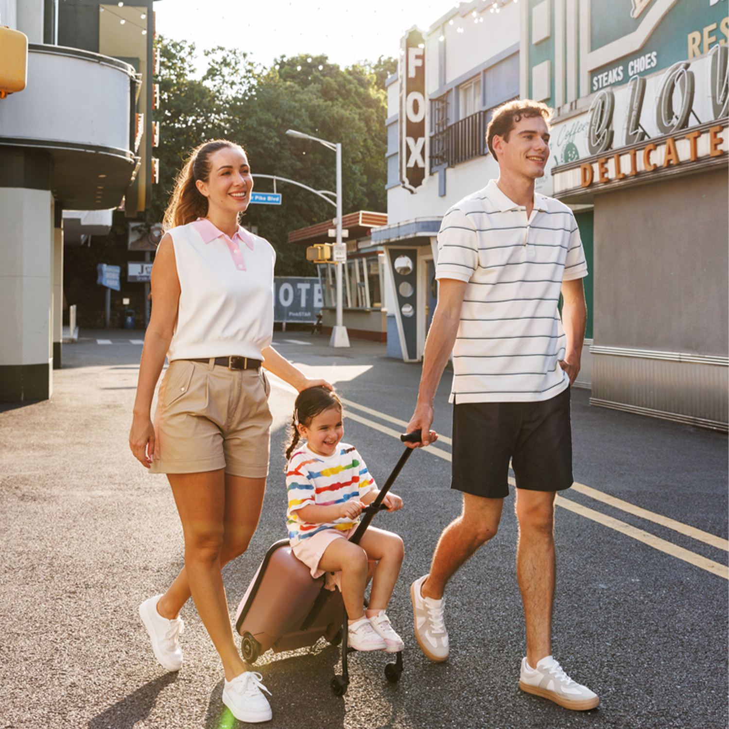 Micro Ride On Luggage Eazy Allrounder - Pink