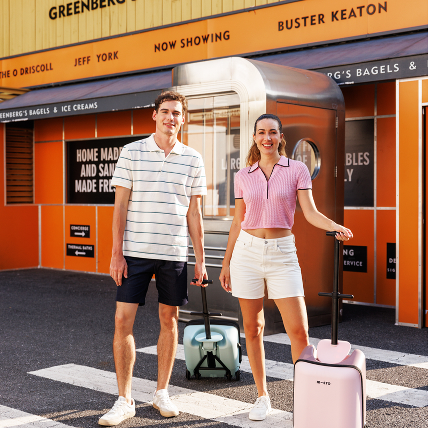 Micro Ride On Luggage Eazy Allrounder - Pink