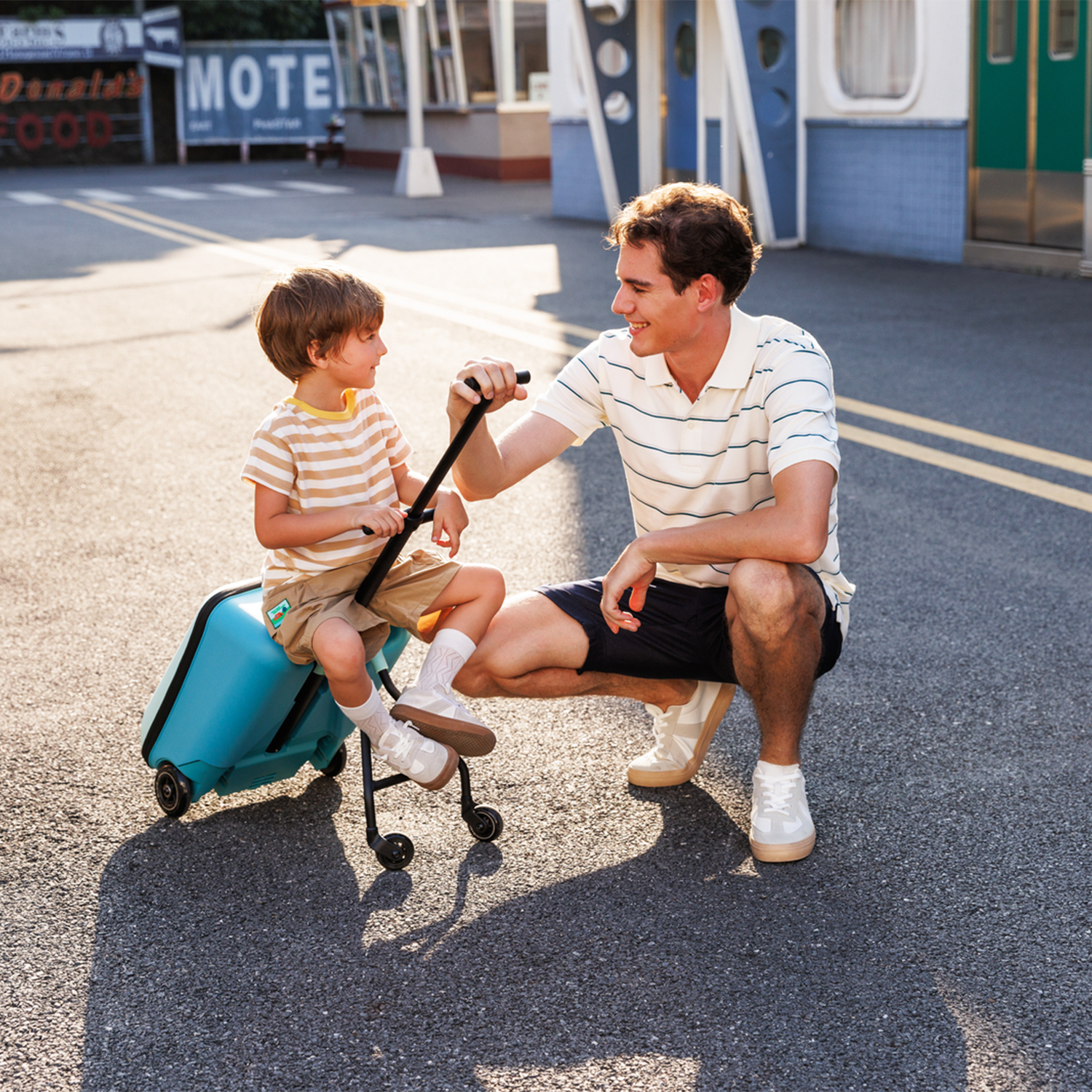 Micro Ride On Luggage Eazy Allrounder - Blue