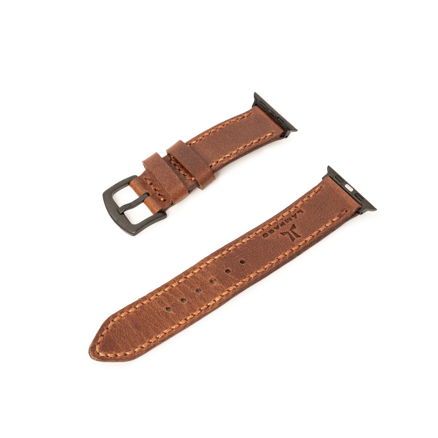 Lampago Double Layer Leather Strap – Compatible with Apple Watch
