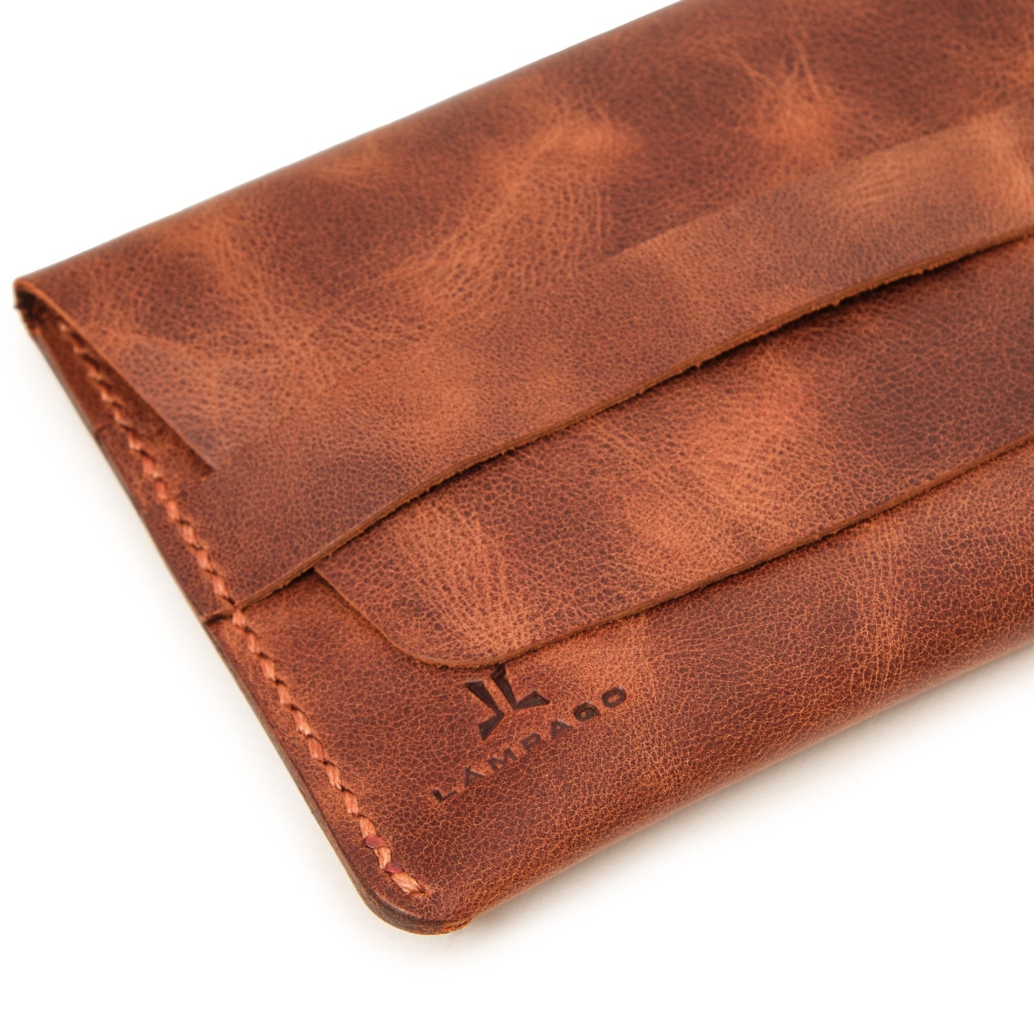 Lampago Leather Passport Travel Wallet