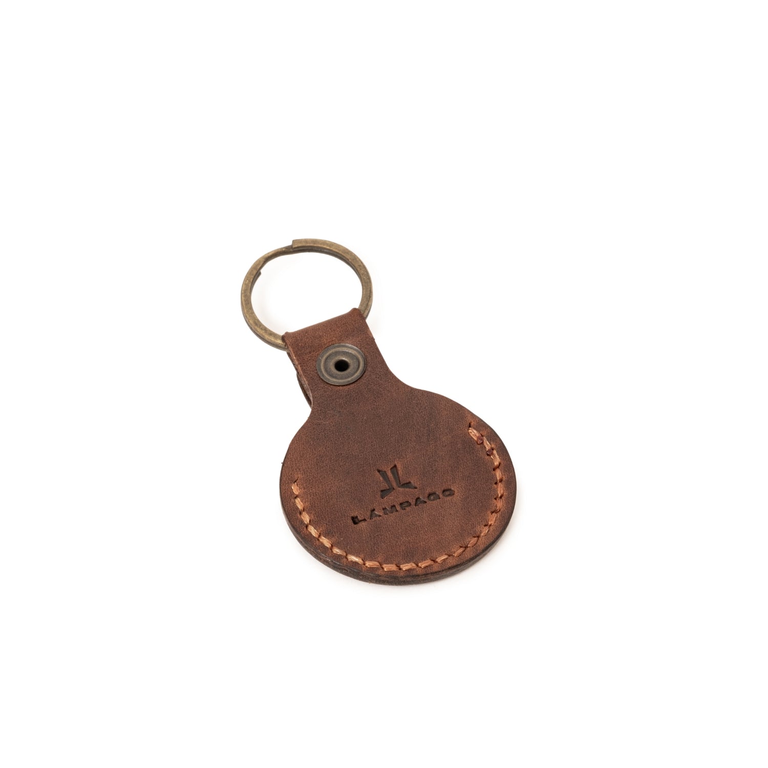 Lampago Leather Airtag Case - Key Ring