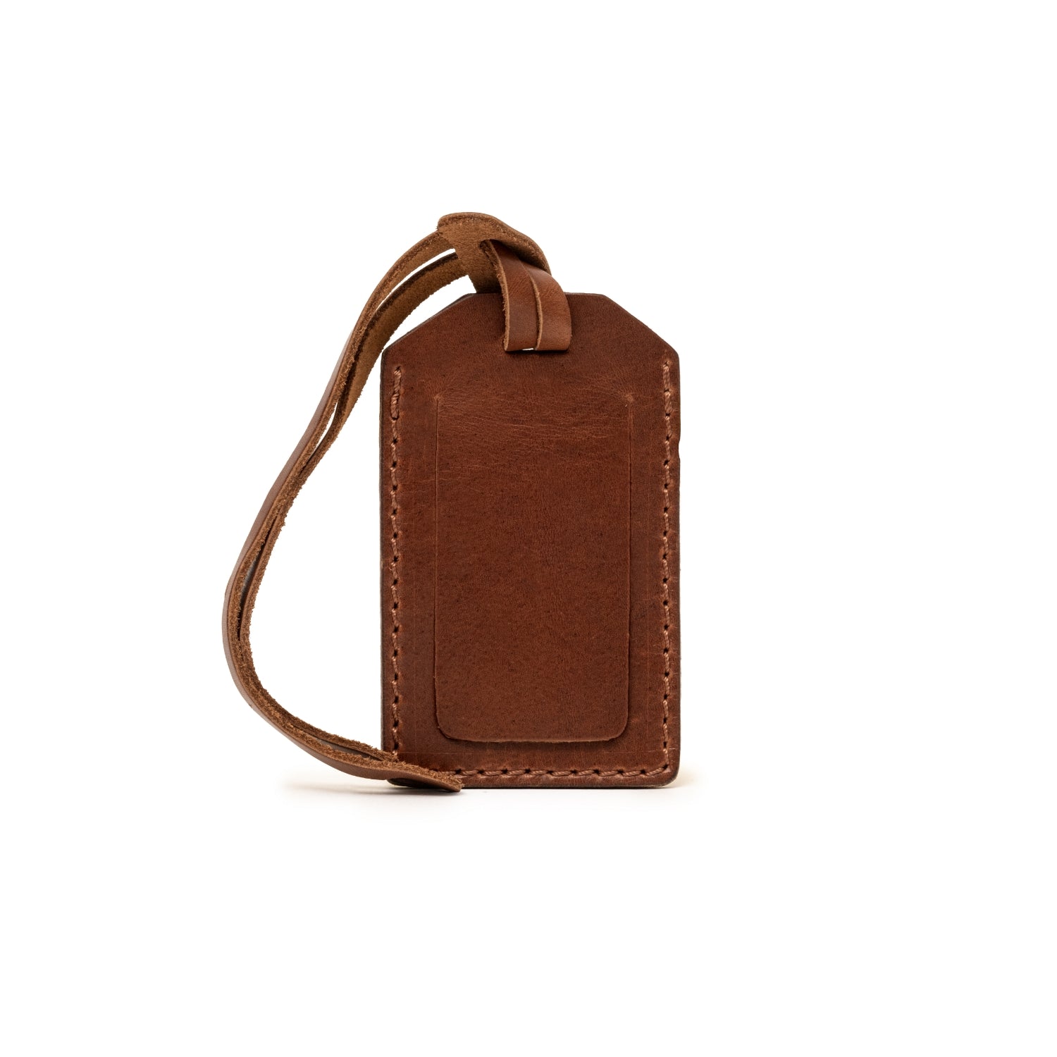Lampago Leather Luggage Tag with Cover