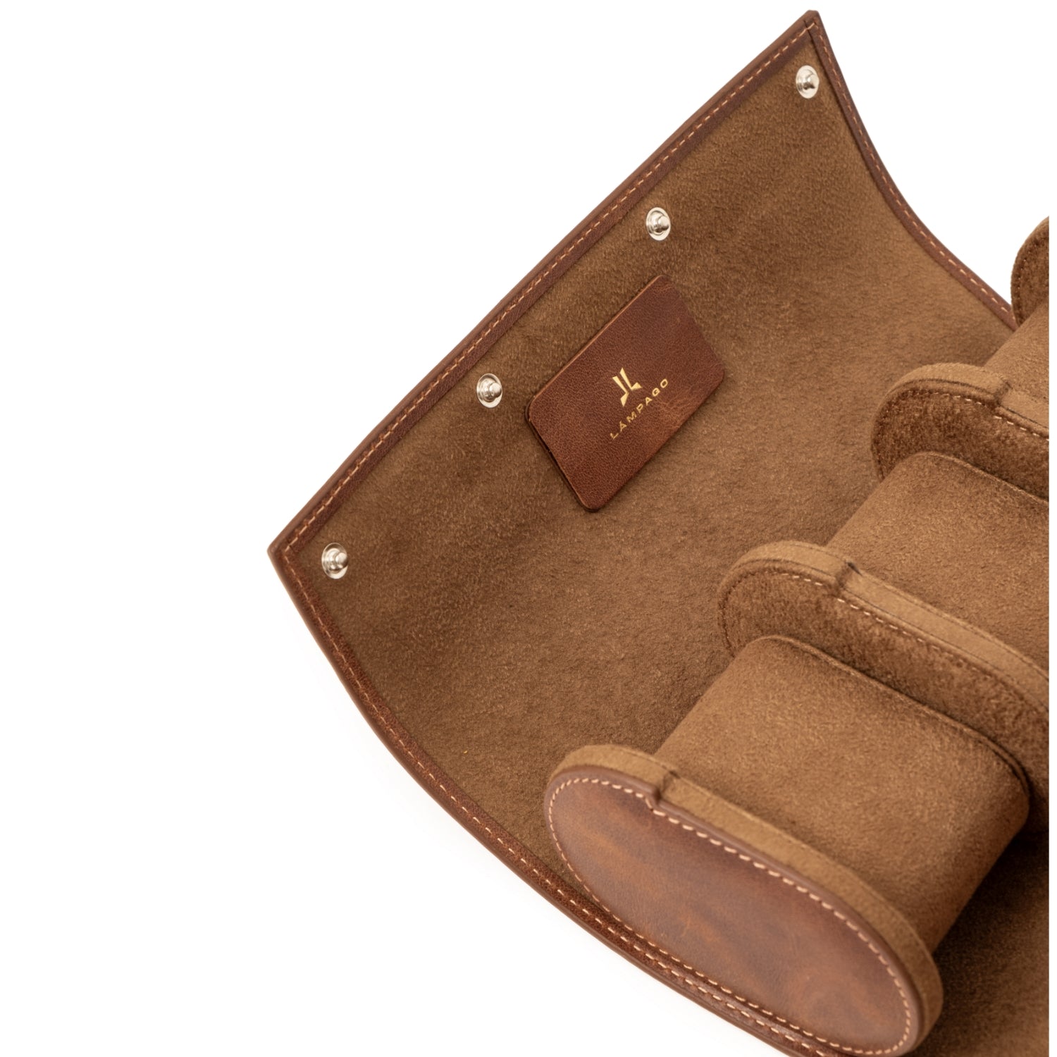 Lampago Triple Leather Watch Box