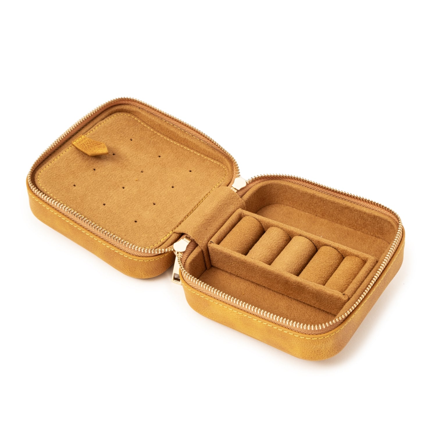 Lampago Leather Travel Jewelry Case