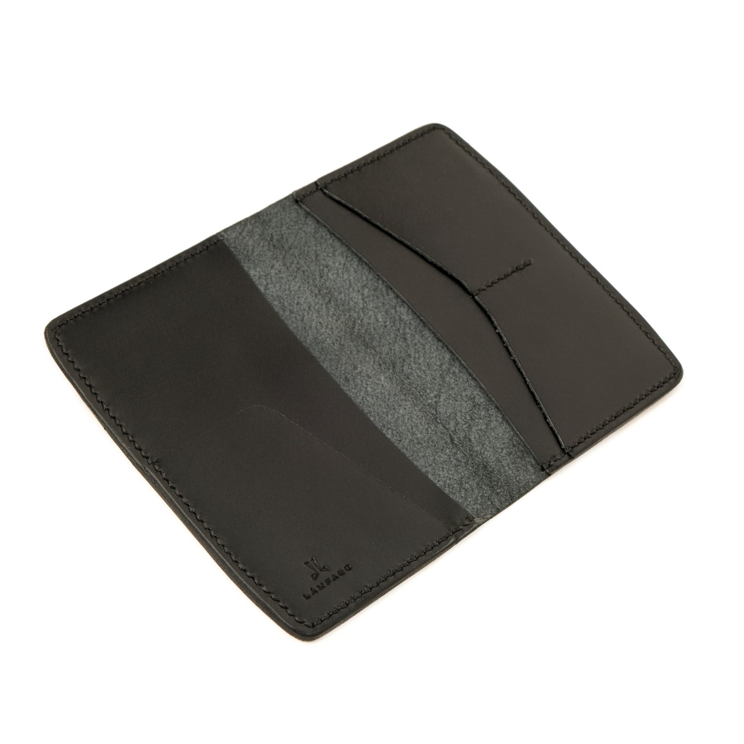Lampago Handmade Leather Passport Wallet