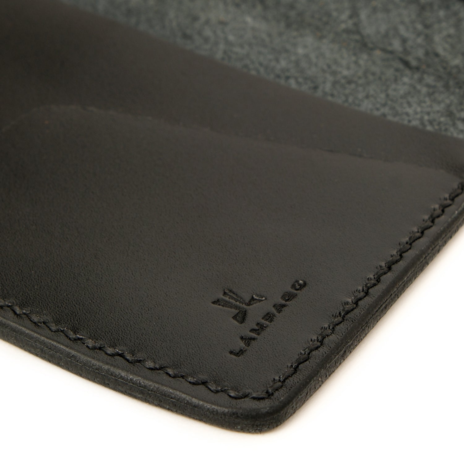 Lampago Handmade Leather Passport Wallet