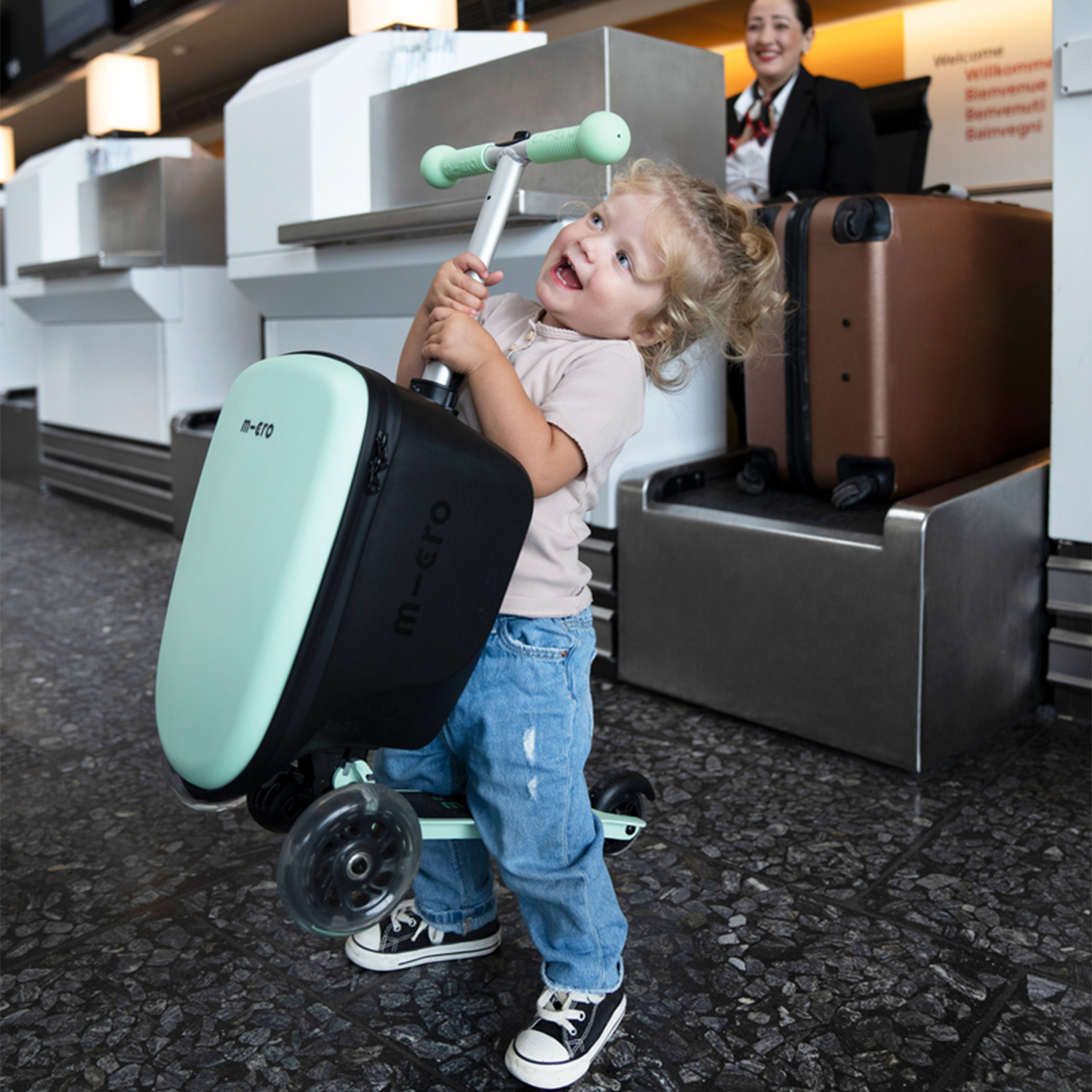 Micro Scooter Luggage Junior - Mint