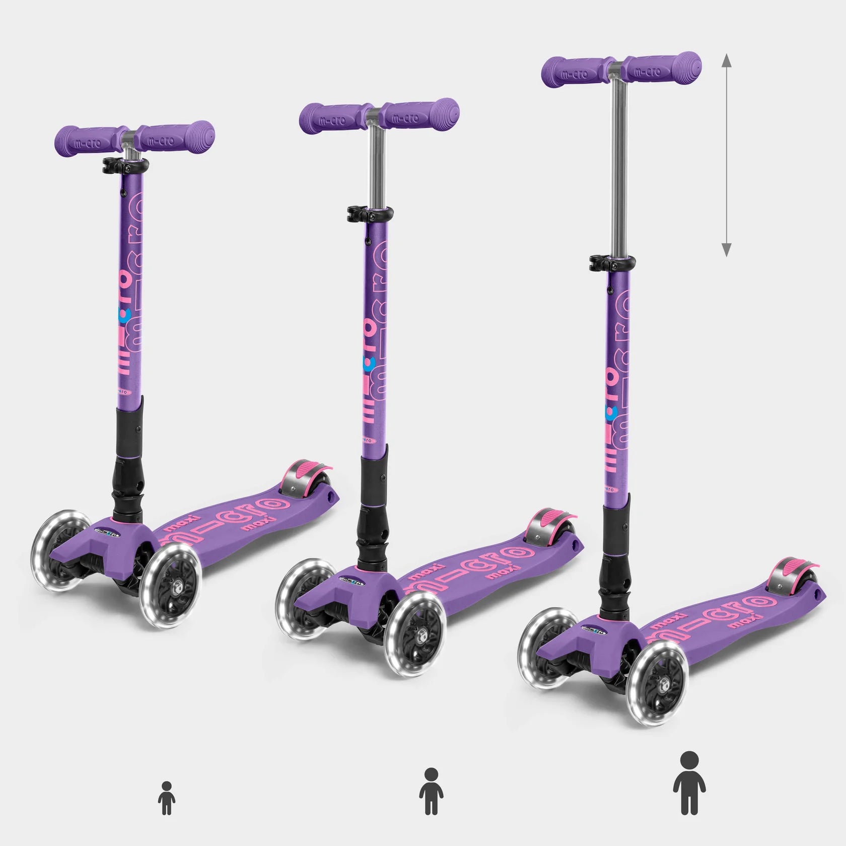 Maxi Micro Deluxe Foldable LED - Purple